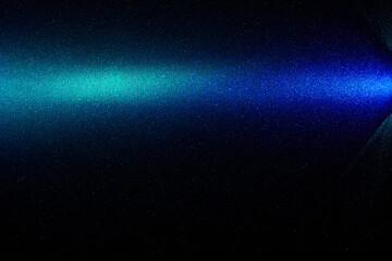 On a dark blue smooth background, a gradient blue horizontal beam of light