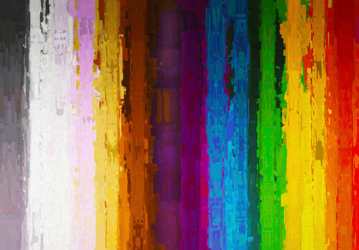 Vertical painting color lines illustration background hd