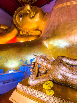 Wat Phra Phutta Saiyat or Wat Phra Phuttha Saiyat in Phetchaburi, Thailand