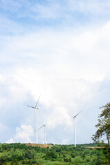 Fototapeta na wymiar windmills eco energy
