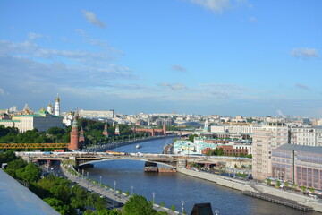 Fototapeta premium summer day in Moscow
