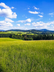 Panorama of the Beskids Poland, Slovakia Mountain View