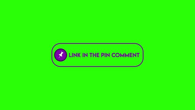 Link In the Pin Comment Animation