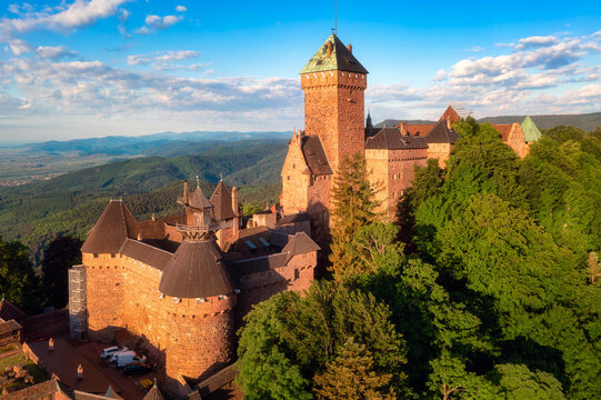 Chateau du Haut-Koenigsbourg castle, Alsace, France