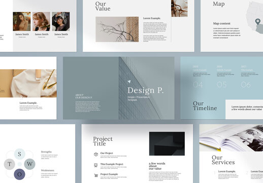 Simple Design Presentation Layout