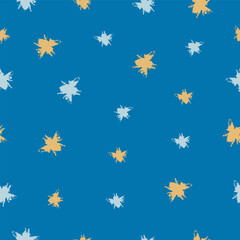 Seamless bee illustration, vector abstract pattern, wallpaper