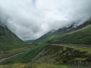 landscape with clouds