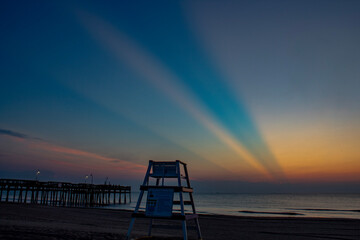 sunrise over the sea