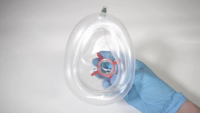 Adult-resuscitation bag mask - Emergency Rescue and Hospital Medical Equipment for Paramedics, EMTs, Doctors and Nurses