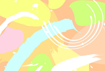 abstract background brush strokes. pastel colors. background for an art studio, an art magazine. vector illustrations