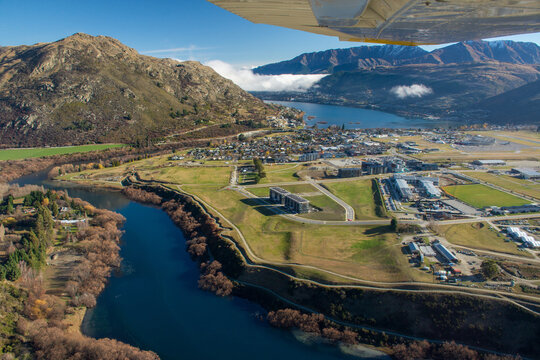 Queenstown Airport From The Air