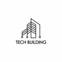 Tech building logo