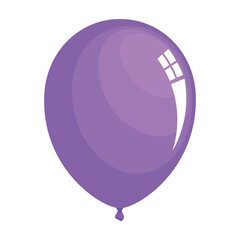 purple balloon helium floating