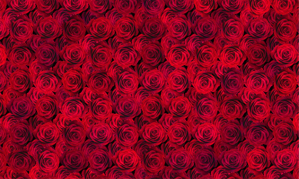 Fantastic red roses background vector. wallpaper