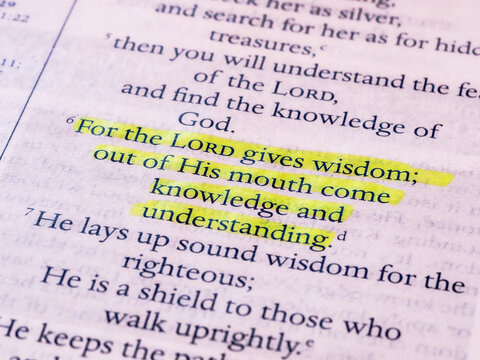 Proverbs Chapter 2 verse 6