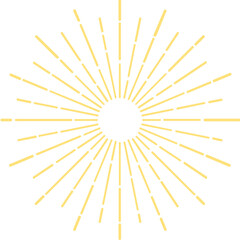 Golden sunburst - 512216219
