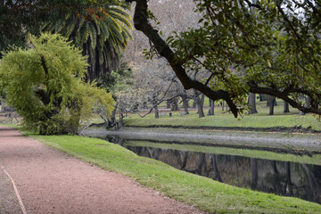 The Prado Oriental, the first public park in the city, Montevideo,Uruguay
