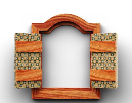 Fototapeta Festa Junina wooden window