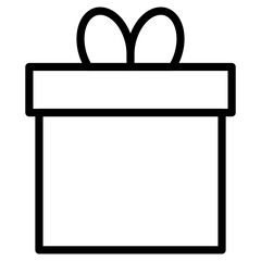 Obraz premium gift box icon