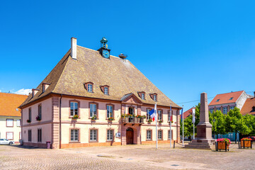 Rathaus, Neuf Brisach, Frankreich 