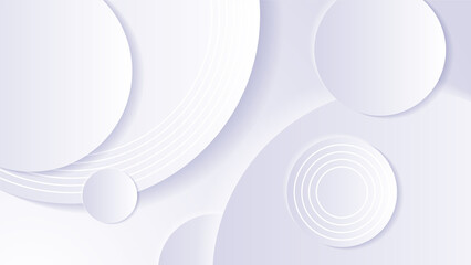 Modern minimal geometric white light background abstract design. Vector abstract graphic design banner pattern background template.