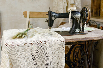 Vintage sewing machine