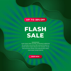 Special offer mega sale social media background template