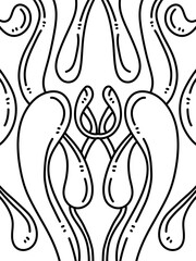 black and white of abstract background