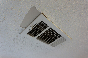 air conditioning vent on the ceiling