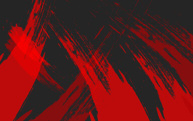 Abstract grunge texture black red color