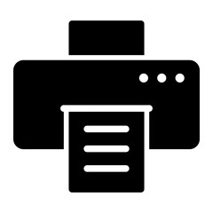 printer glyph icon