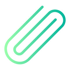paper clip gradient icon