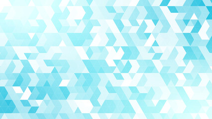 三角パターン背景素材，マリンブルー