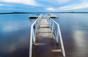 pier on the lake