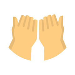 Hands icon design template vector illustration