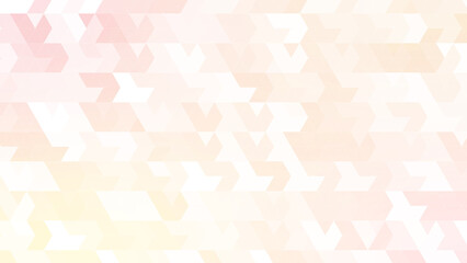 三角パターン背景素材，淡いピンクとオレンジ
