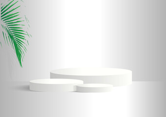 Product display mockup for product present with solf lighting background,Cosmetic background,product show