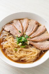 duck noodles with stewed duck soup