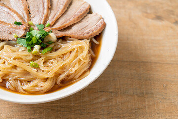 duck noodles with stewed duck soup