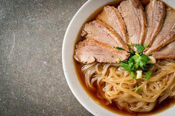duck noodles with stewed duck soup