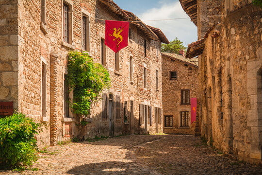 Fototapeta Pérouges, village Médiéval