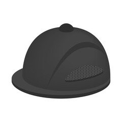乗馬用ヘルメットのイラスト
