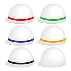 学生用ヘルメットのイラスト