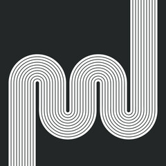 Simple line background.Vector illustration.