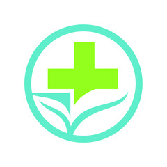 Obraz premium Medical & Healthcare logo. Medical vector