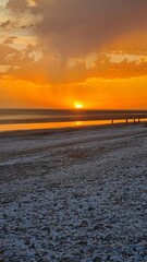 Fototapeta premium sunset over the sea