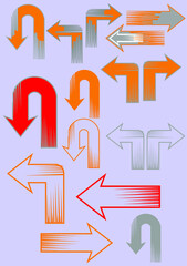 arrow symbol vector can be used in graphics