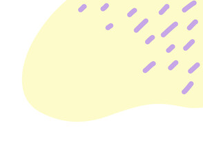 Soft organic shape blob pastel form elements for decoration illustration