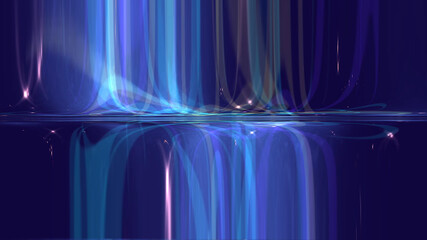 Abstract gradient glowing fantasy background.