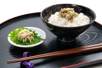 静岡名物のわさび漬け